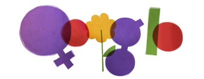 doodle Google dedicato alla Giornata Internazionale della Donna 2012