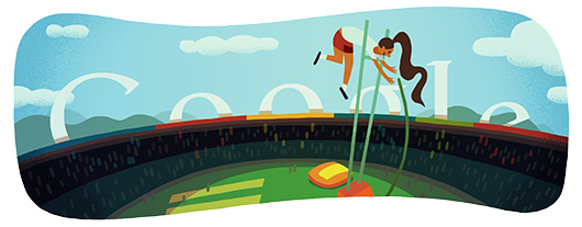 doodle di Google - Olimpiadi 2012 - Salto con l'Asta
