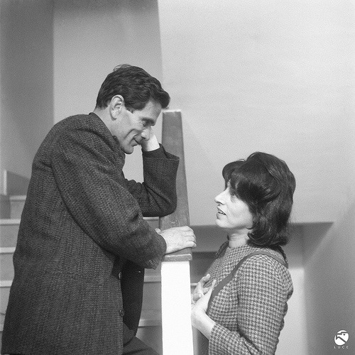 Anna Magnani e Pier Paolo Pasolini