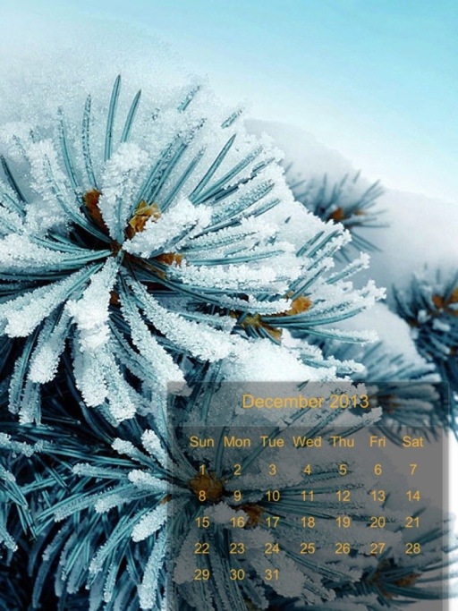 calendario di Dicembre