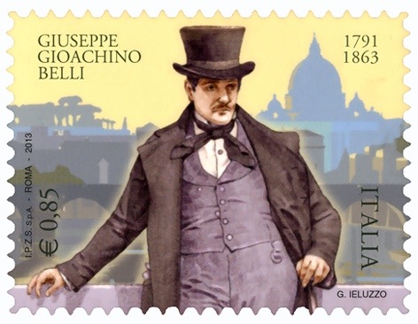 francobollo per Giuseppe Gioachino Belli